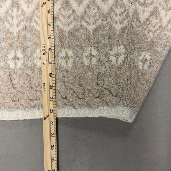 Vintage 90s women's pattern cardigan sweater - Picture 5 of 6